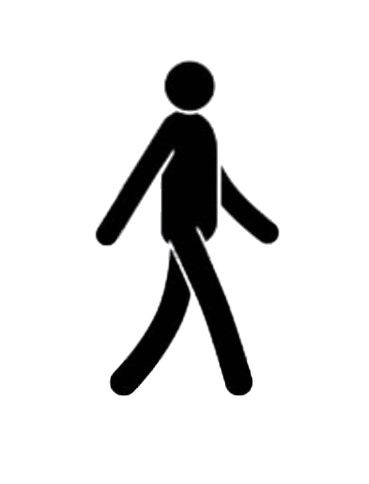 A stickman walking